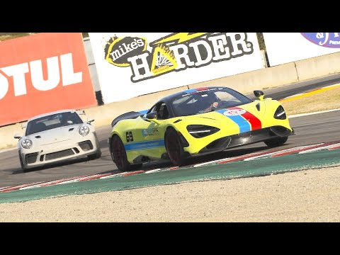 Porsche 991.2 GT3 RS vs McLaren 765LT at Laguna Seca - Serge Track Days GT3RS