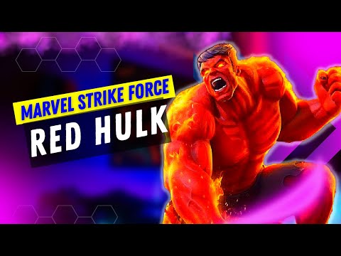 Now You Can Appreciate the Destructive Animations | Red Hulk Spotlight - Marvel Strike Force
