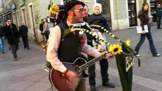 Amazing One Man Band Street Performer in Croatia Cigo Man Band