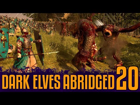Dark Elves Abridged #20 | Troll Tactics | Total War Warhammer 2 Gameplay Commentary