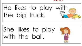 Very first sight word sentences 24 play