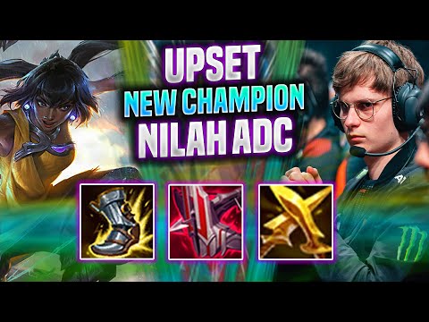 UPSET TRIES NEW CHAMPION NILAH ADC! - FNC Upset Plays Nilah ADC vs Erzeal! | Season 2022