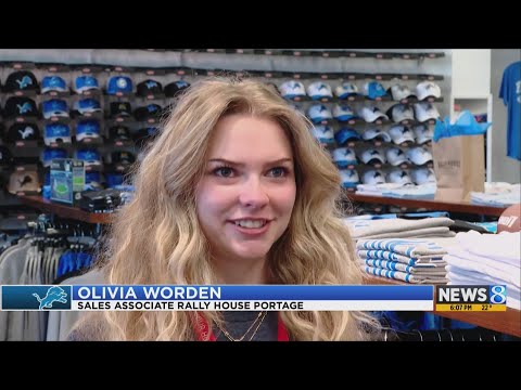 Fans flock to stores for Lions merchandise