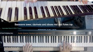 Video thumbnail for Real Time Orchestra Impro. Demo of NUCLEUS LITE EDITION ORCHESTRA: Musical No Voice Demo / Review by Gary P Hayes