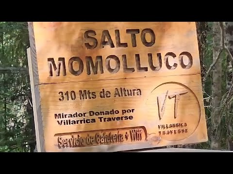 Salto momolluco - Chile - Curarrehue el jardin de la frontera - lX Region de la Araucania