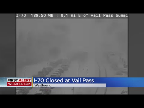 Westbound I-70 Closed At Vail Pass Due To Crash & Hazmat Situation