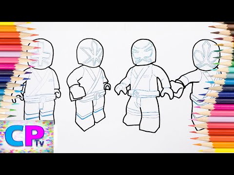 Lego Samurai Power Rangers Coloring Pages, Drawing of Samurai Series, NCS Music, Coloring Pages Tv