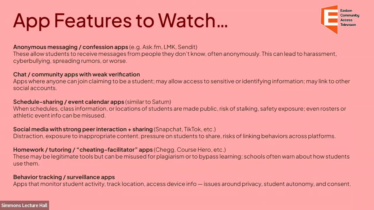 Easton School Committee Meeting - 10/23/25