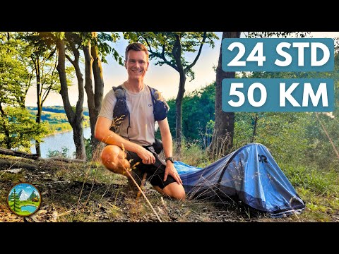 Biwaksack Übernachtung im Wald - 50km Ultraleicht Trekking