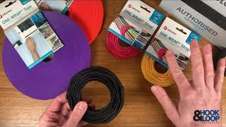 Video thumbnail for VELCRO® Brand ONE-WRAP® Straps and Reusable Cable Ties by Hook & Loop Fasteners