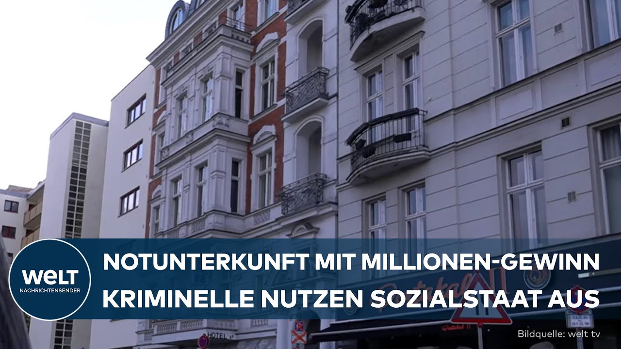 DEUTSCHLAND: Gewinne aus dem Elend - Wie ein Berliner Hotel am sozialen System verdiente!