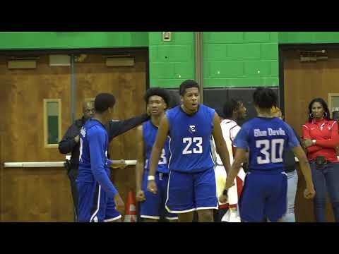 Trenton 52 Ewing 50  Boys Basketball highlights