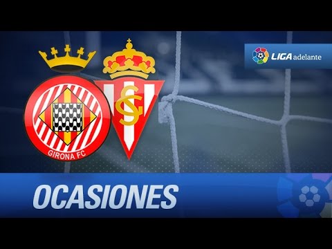 Todas las ocasiones de Girona FC (0-0) Sporting de Gijón