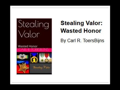 Stealing Valor   the book trailer