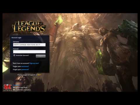 League of Legends Lunar Revel Login Screen 2017 + Music