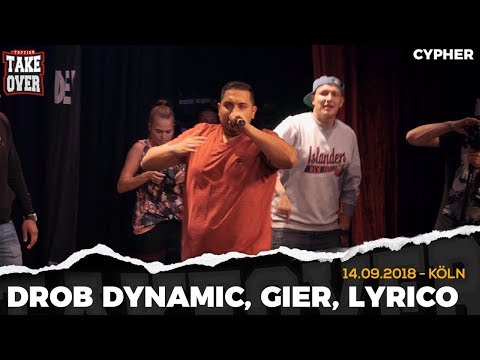 TopTier Takeover Köln: 14.09.18 Die Cypher feat. Drob Dynamic, Lyrico uvm.
