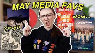 MAY MEDIA FAVORITES! (new vinyl, music recs, movies, etc.)
