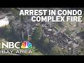 Arrest made in 6-alarm fire at Foster City condominium complex