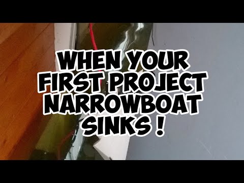 When your first project narrowboat boat sinks