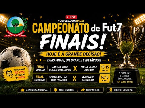 CAMPEONATO MUNICIPAL DE FUT7 EM BELA VISTA DA CAROBA - FINAIS
