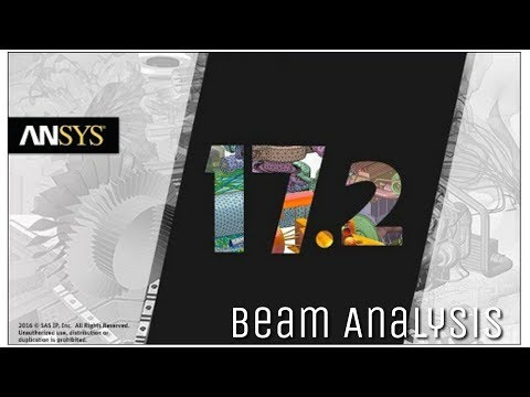 Modal Analysis of Beam in ANSYS 17.0.