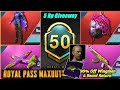 C3S7 Royal Pass M13 Maxout | 4500 UC Royal Pass RP M13 Max Level 50 | Full Maxout RP M13 BGMI