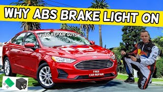 WHY ABS BRAKE LIGHT ON FORD FUSION 2013 2014 2015 2016 2017 2018 2019 2020