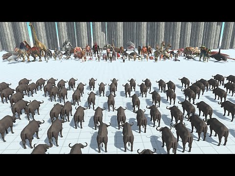 CAPE BUFFALO VS FACTION - Animal Revolt Battle Simulator