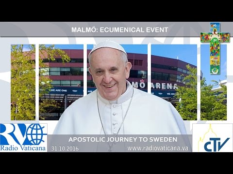 Francisco en Suecia - Acto Ecuménico con la Federación Mundial Luterana