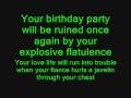That's Your Horoscope For Today w/ lyrics