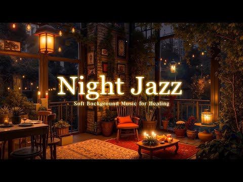 Soft Soothing Midnight Jazz with Tender Piano Jazz Instrumental Music & Warm Ambience for Unwind