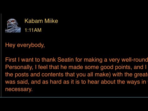 Kabam Miike's Response To Seatin's Video Shows Growth