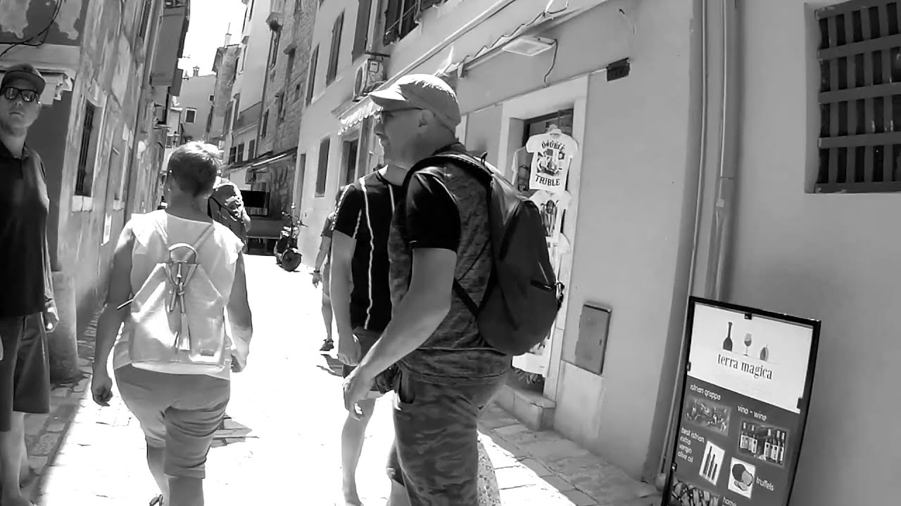 Stari grad Rovinj 2021 - Old town Rovinj 2021 (bnw)