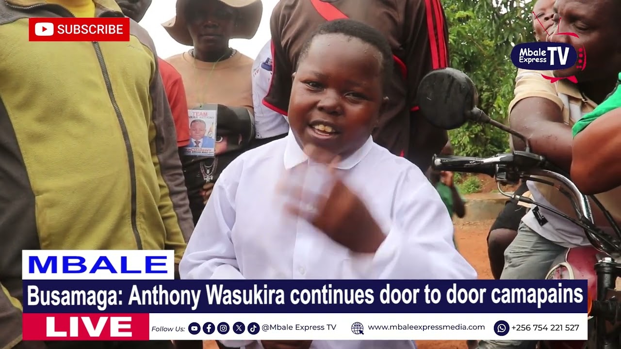 Anthony Wasukira receives massive support in Busamaga as he continues his door to door campaigns 