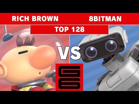 Genesis 6 - Rich Brown (Olimar) vs AMG | 8BitMan (R.O.B.) Top 128 - Smash Ultimate