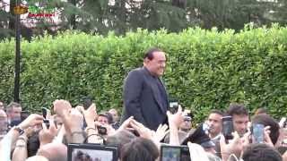 preview picture of video 'Arcore: PDL a sostegno di Silvio Berlusconi'