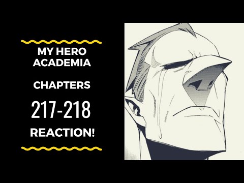 My Hero Academia Chapters 217 and 218 REACTION! - The CEO!