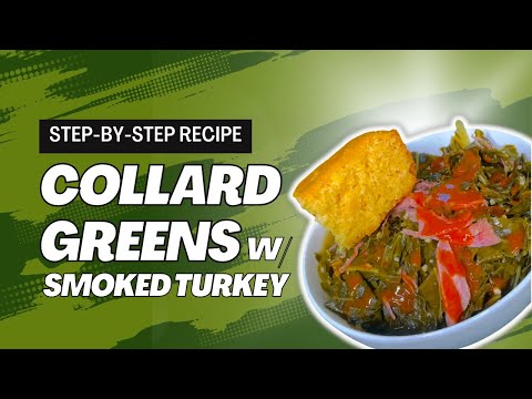 The BEST Southern Collard Greens Recipe *EASY* | How to Clean Collard Greens