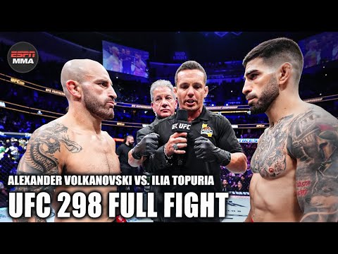 Alexander Volkanovski vs Ilia Topuria full fight