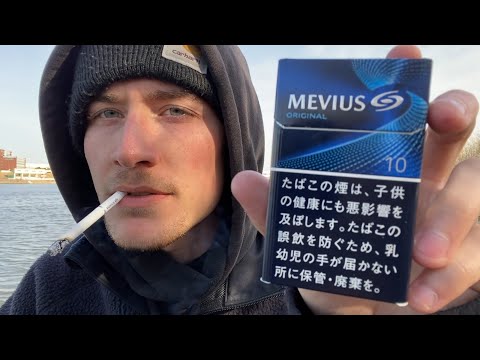 Smoking a Mevius Original 10 Cigarette - Review