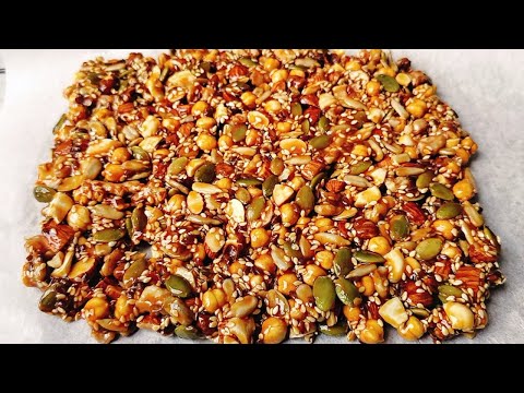 Still Eating Raw Seeds & Nuts? Try This! Healthy & Easy Snacks Recipe | Chikki Recipe | Energy Bites