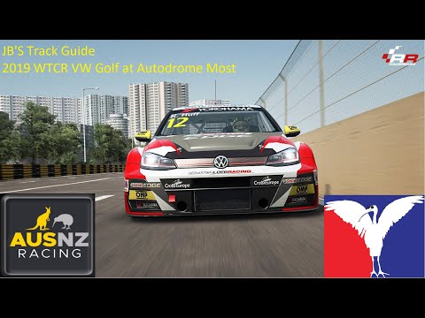 JB'S Track Guide. VW Golf WTCR 2019 at Autodrome Most for Ausnz Simracing in Raceroom.