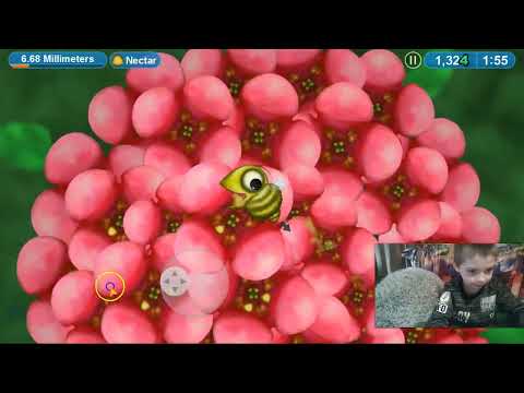 Giant bee eating everything -Tasty Planet Forever