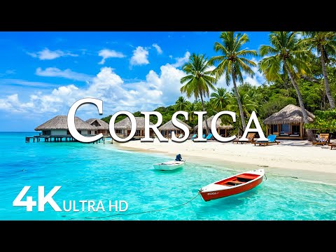 FLYING OVER CORSICA (4K UHD) – Soothing Music Along With Beautiful Nature Video - 4K Video UHD #5