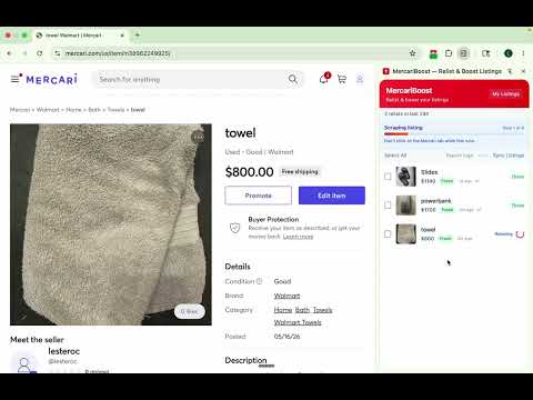 Item video thumbnail