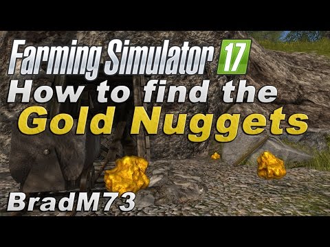 Farming Simulator 2017 - How to find ALL the GOLD NUGGETS!!