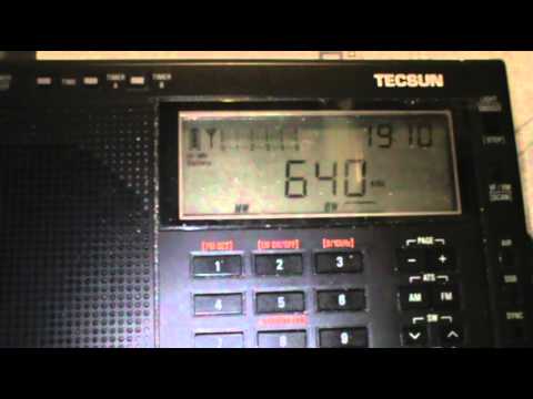 Unknown Station on 640Khz Tecsun PL-680