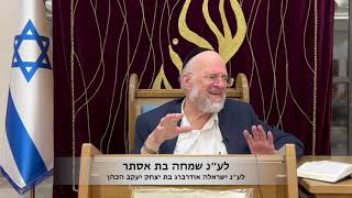 הרב רוזנבלום ברוך בהעלותך - תשפד (קהילת אבני החושן) - התמונה מוצגת ישירות מתוך אתר האינטרנט יוטיוב. זכויות היוצרים בתמונה שייכות ליוצרה. קישור קרדיט למקור התוכן נמצא בתוך דף הסרטון