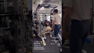 インスタ美女(@kana_melia) ジム トレーニング動画 #shorts