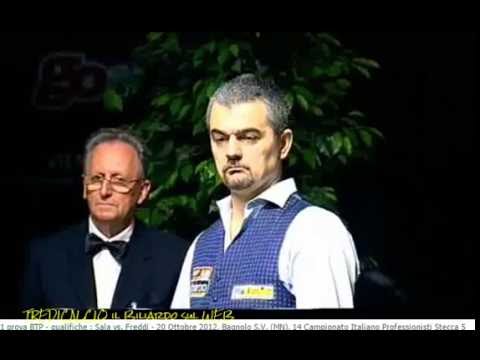 FREDDI vs SALA - 1^PROVA BILIARDO BTP 2012/13 BAGNOLO S.V. MANTOVA